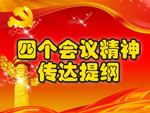 四个会议精神传达提纲