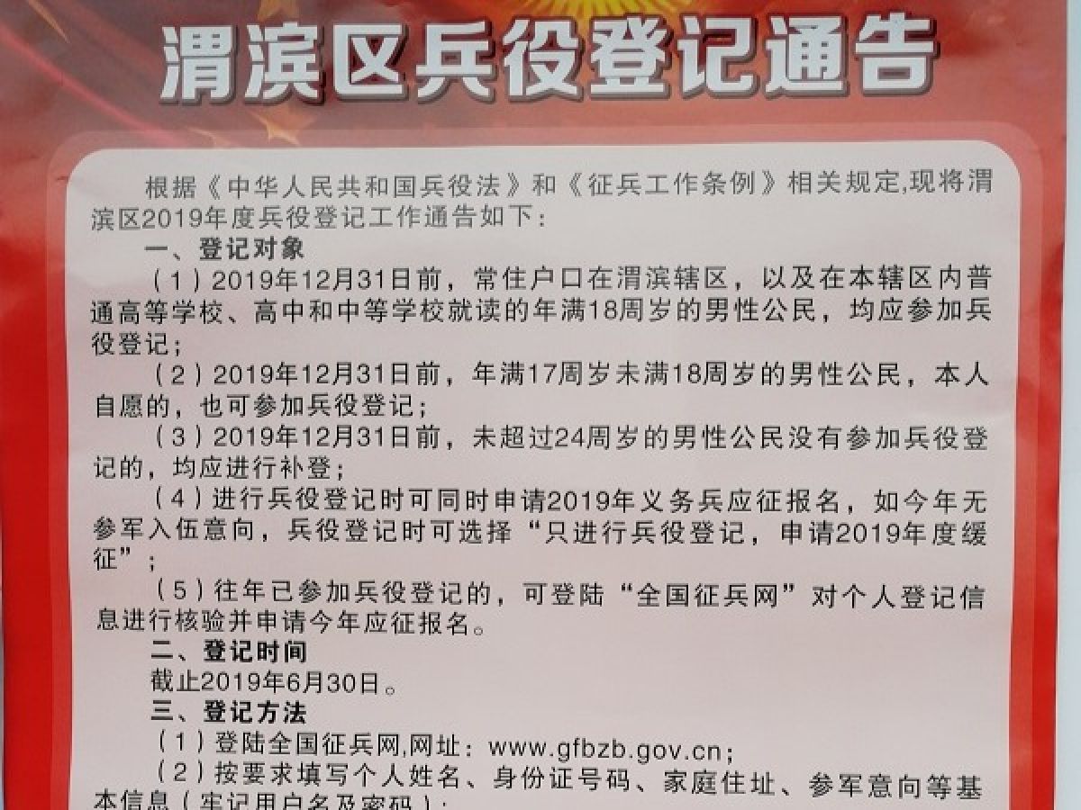 辖区的热血青年，兵役登记有多重要？你知道吗？？？