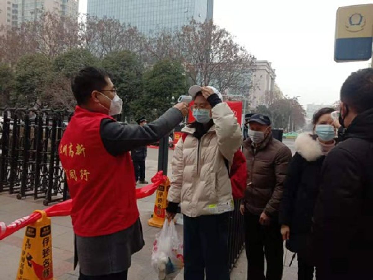 打赢疫情防控战，学子路社区志愿者在行动！