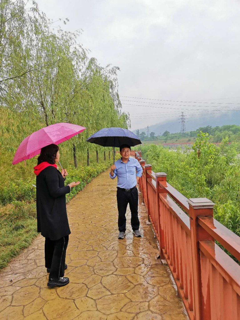 姜河社区积极防御应对强降水天气