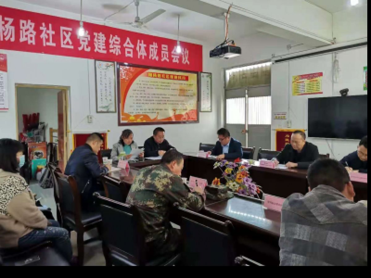 相杨路社区党建综合体会议