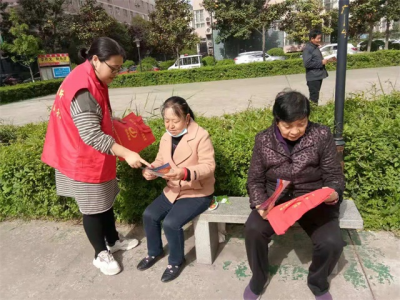 和谐路社区开展防范电信诈骗宣传活动