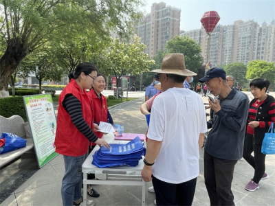 社区开展防灾减灾宣传 提升居民防范意识