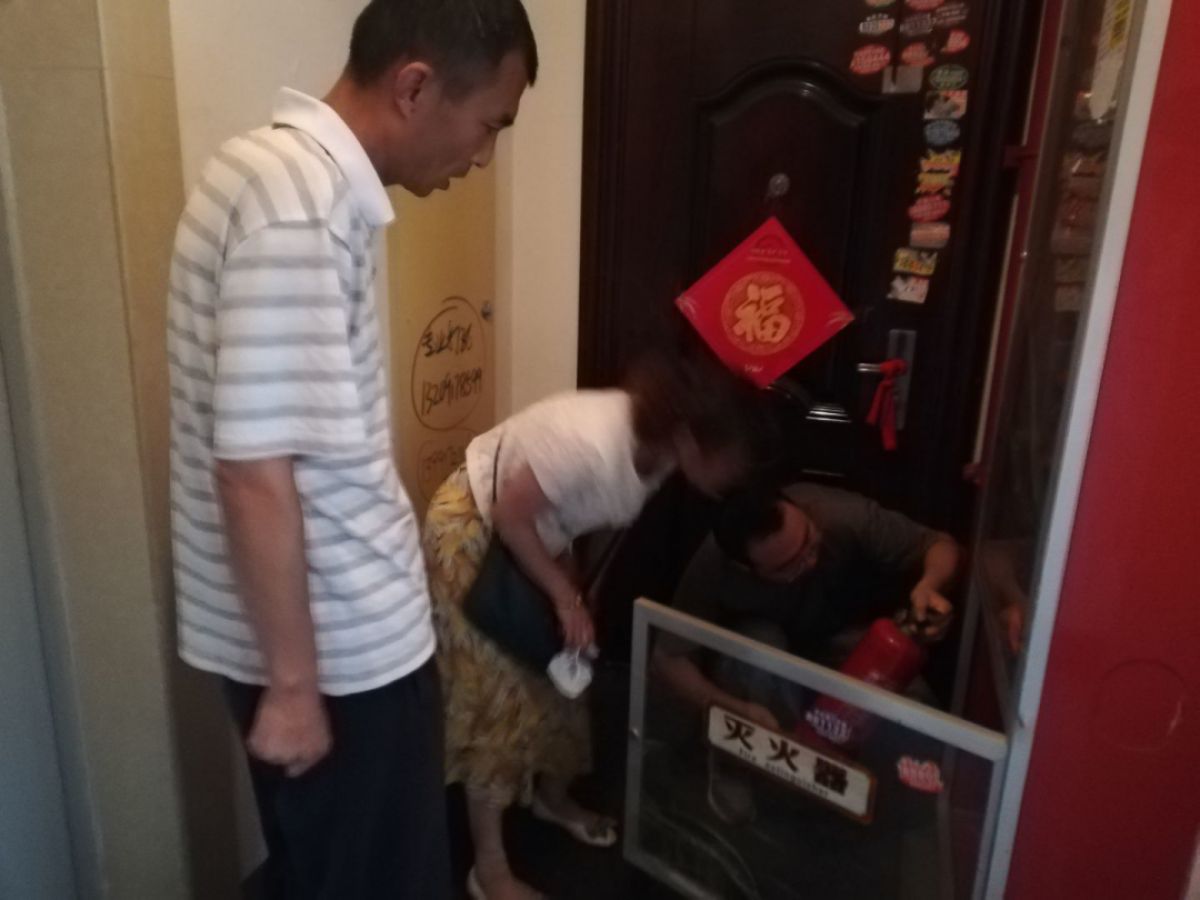 相杨路社区星河湾小区消防安全督查纪要