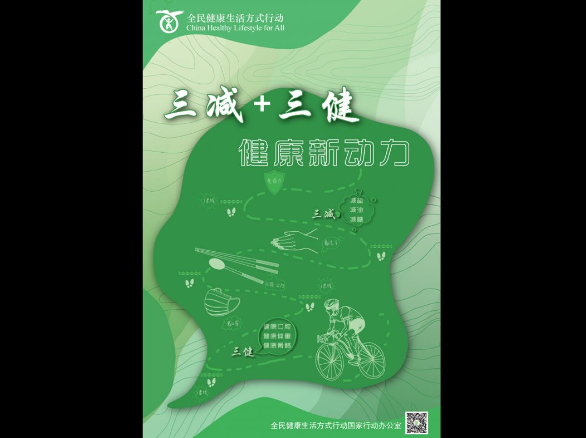“三减+三健”全民健康生活方式宣传核心信息