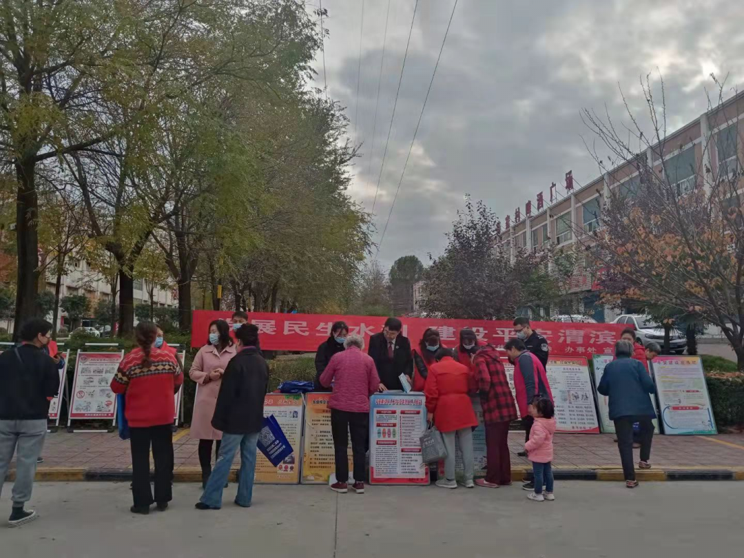 姜河社区扎实开展“九率一度”宣传工作