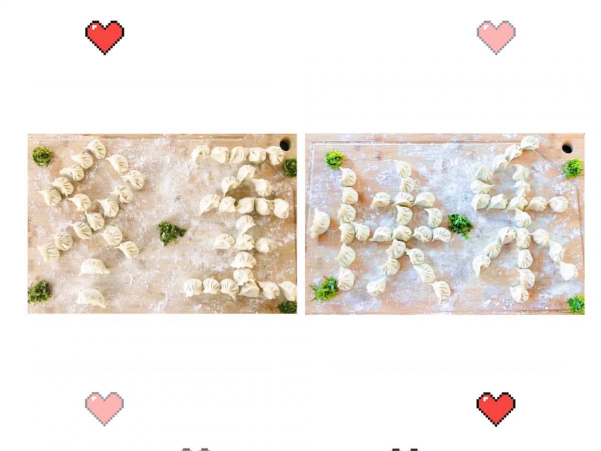 迎冬至 包饺子 送饺子