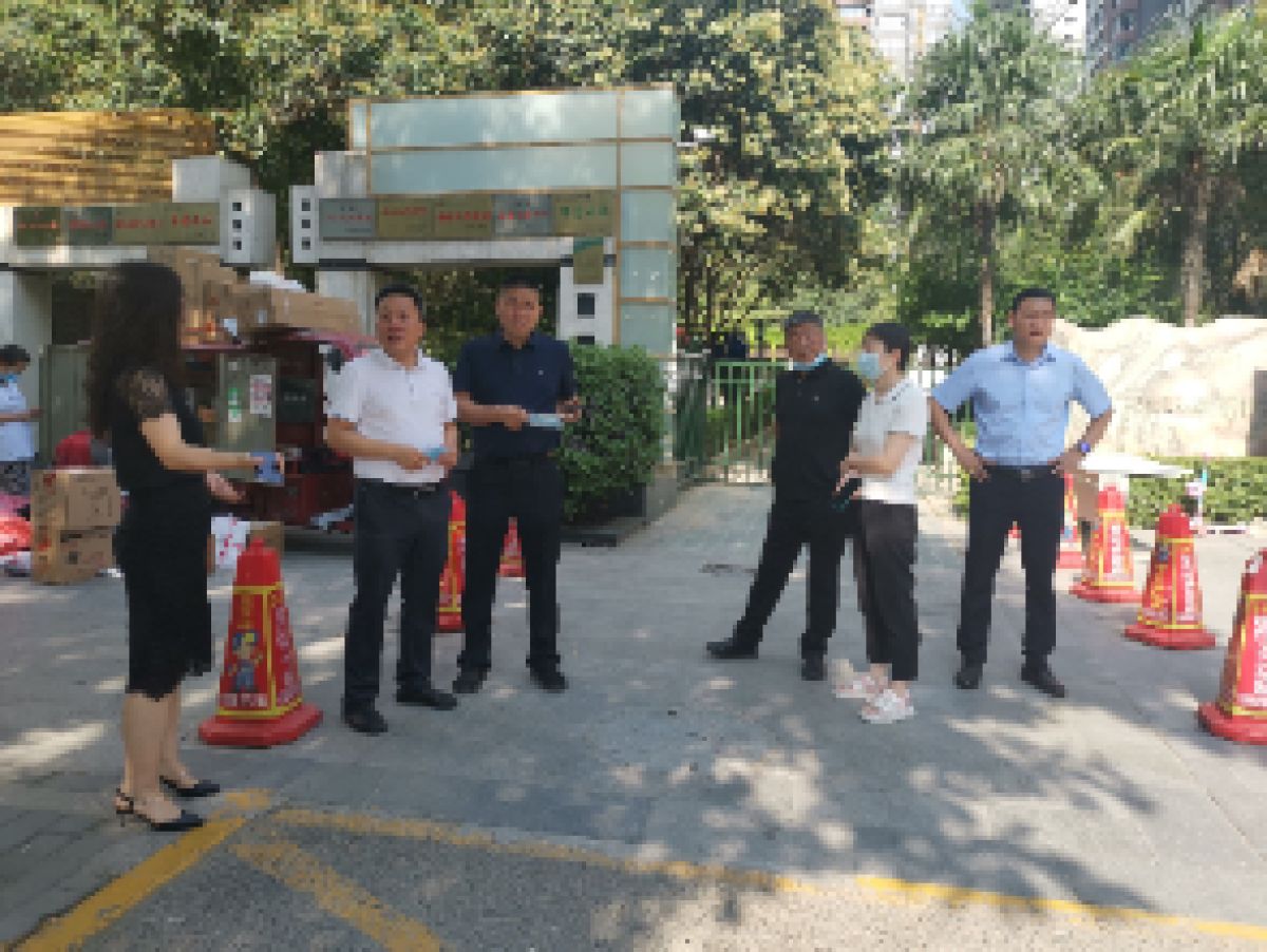 市区级组织部来谭家街道高山流水社区调研验收阵地建设工作