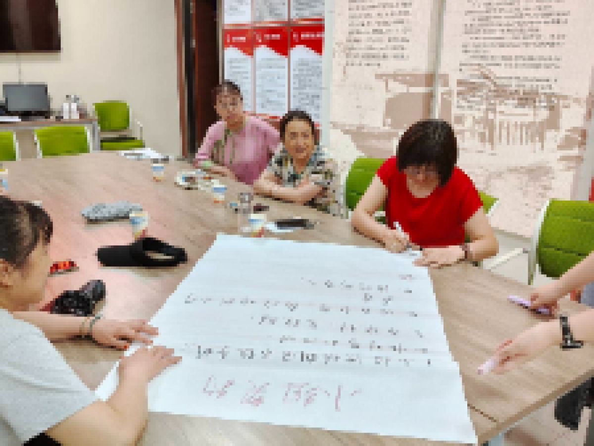 公园路社区社工室“闪耀自信”女性成长小组第一期