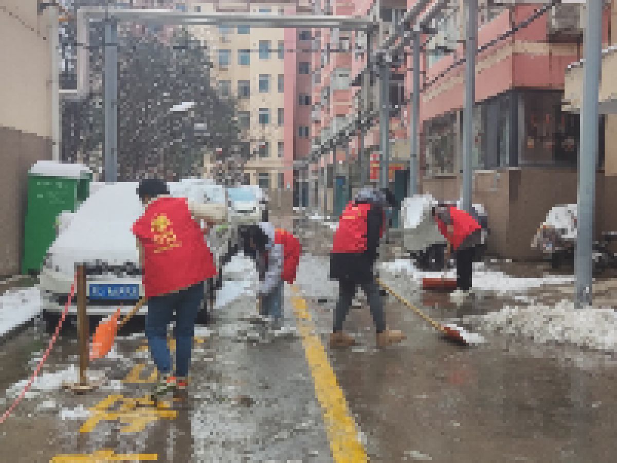 宝成社区开展“文明渭滨 周末益起来”活动