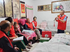 桥南街道姜河社区开展“寓善于乐，慈善义演”活动