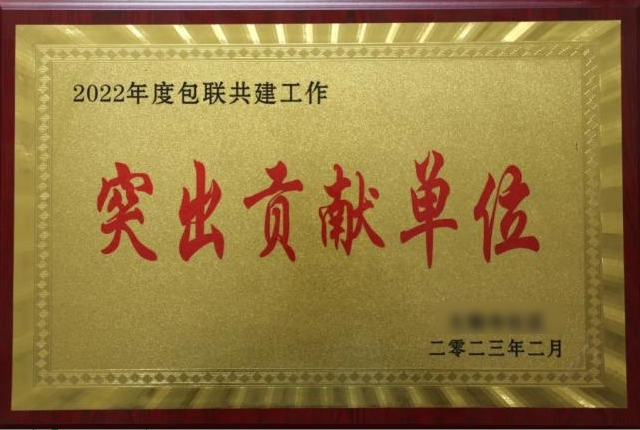 突出贡献单位