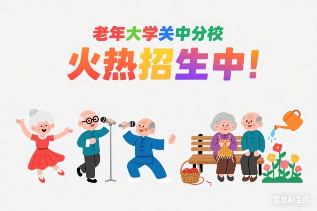 关中银发乐学苑 晚年时光绽新颜——老年大学关中分校2025年秋季班招生开始啦！