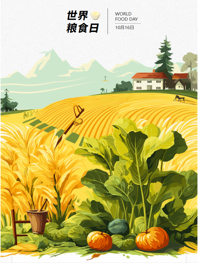 【关中社区新时代文明实践站】粮食节约 人人有责——世界粮食日倡议书